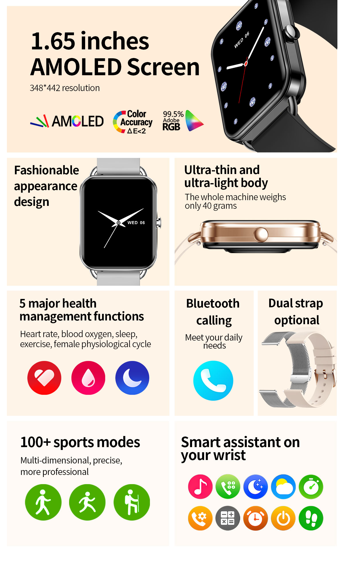 2024 Smart Watch Android Phone - Smartwatch New Watches 2025 recensie en prijs