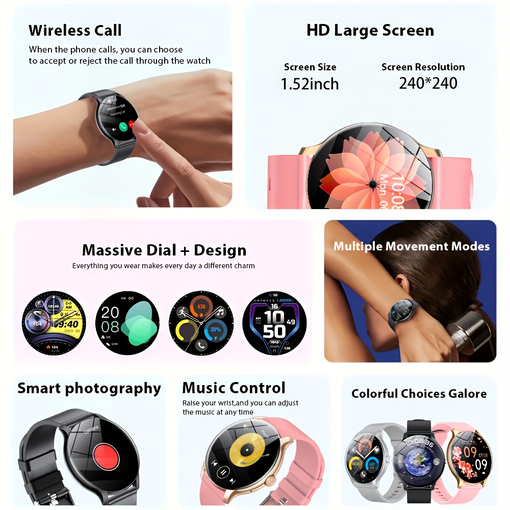 LAXASFIT Outsport Smart Watch  - Smartwatch Watches Gift For Women recensie en prijs