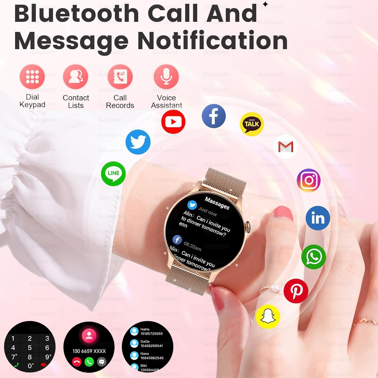 2026New Smart Watch Women Cust - Smartwatch Watches Gift For Women recensie en prijs