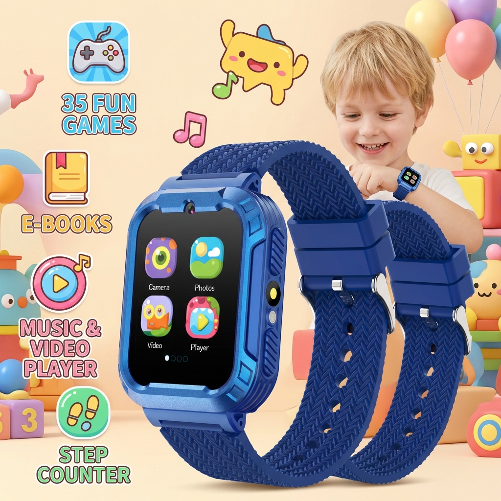 Children Smart Watch 35 Games  - Smartwatch Watches Gift For Girls recensie en prijs