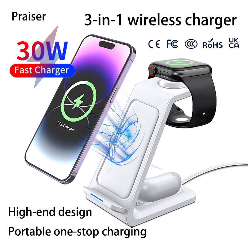 15W 3 in 1 Wireless Charger St - Smartwatch Oppo Watch recensie en prijs