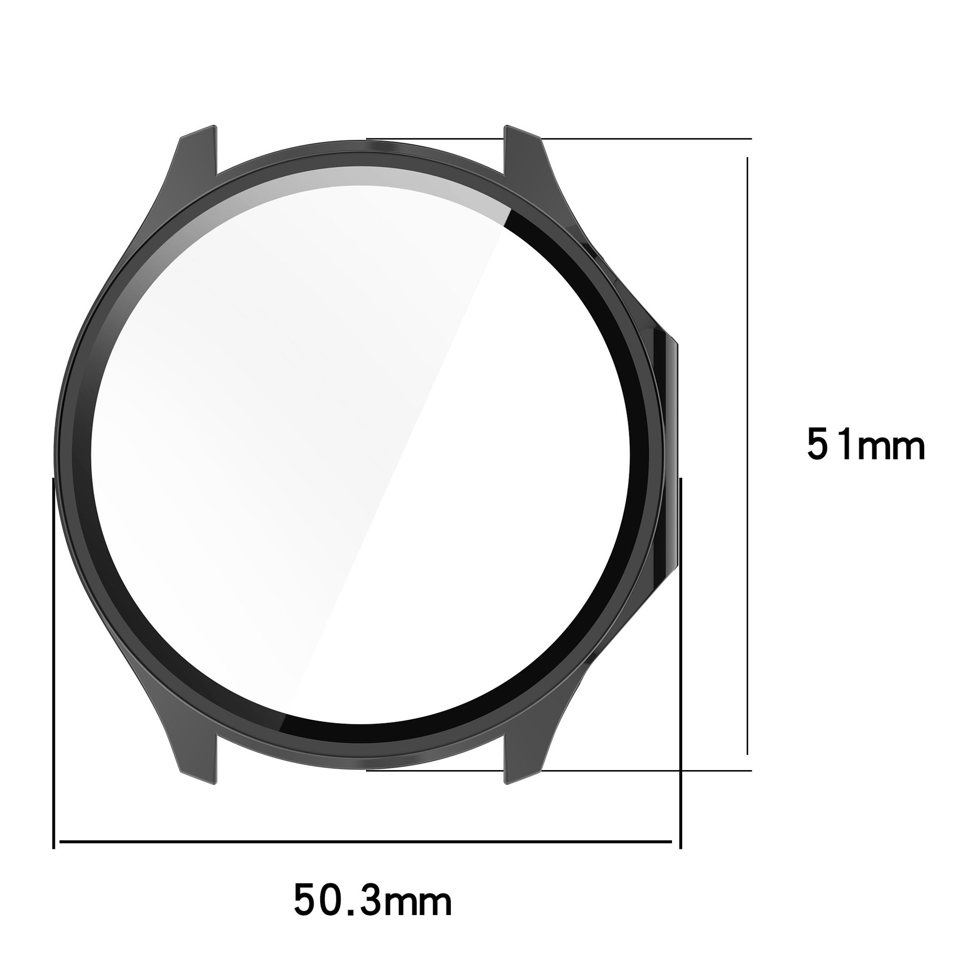 Tempered Glass Case For OnePlu - Smartwatch Oppo Watch recensie en prijs