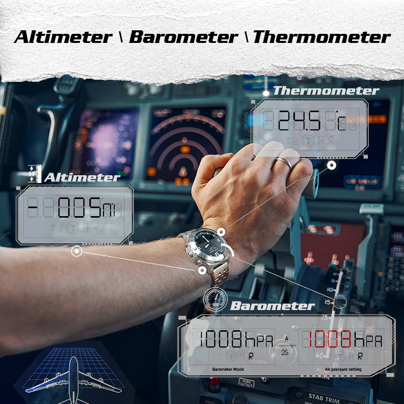 NORTH EDGE Men's Sports Digita - Altimeter Compass Watch recensie en prijs