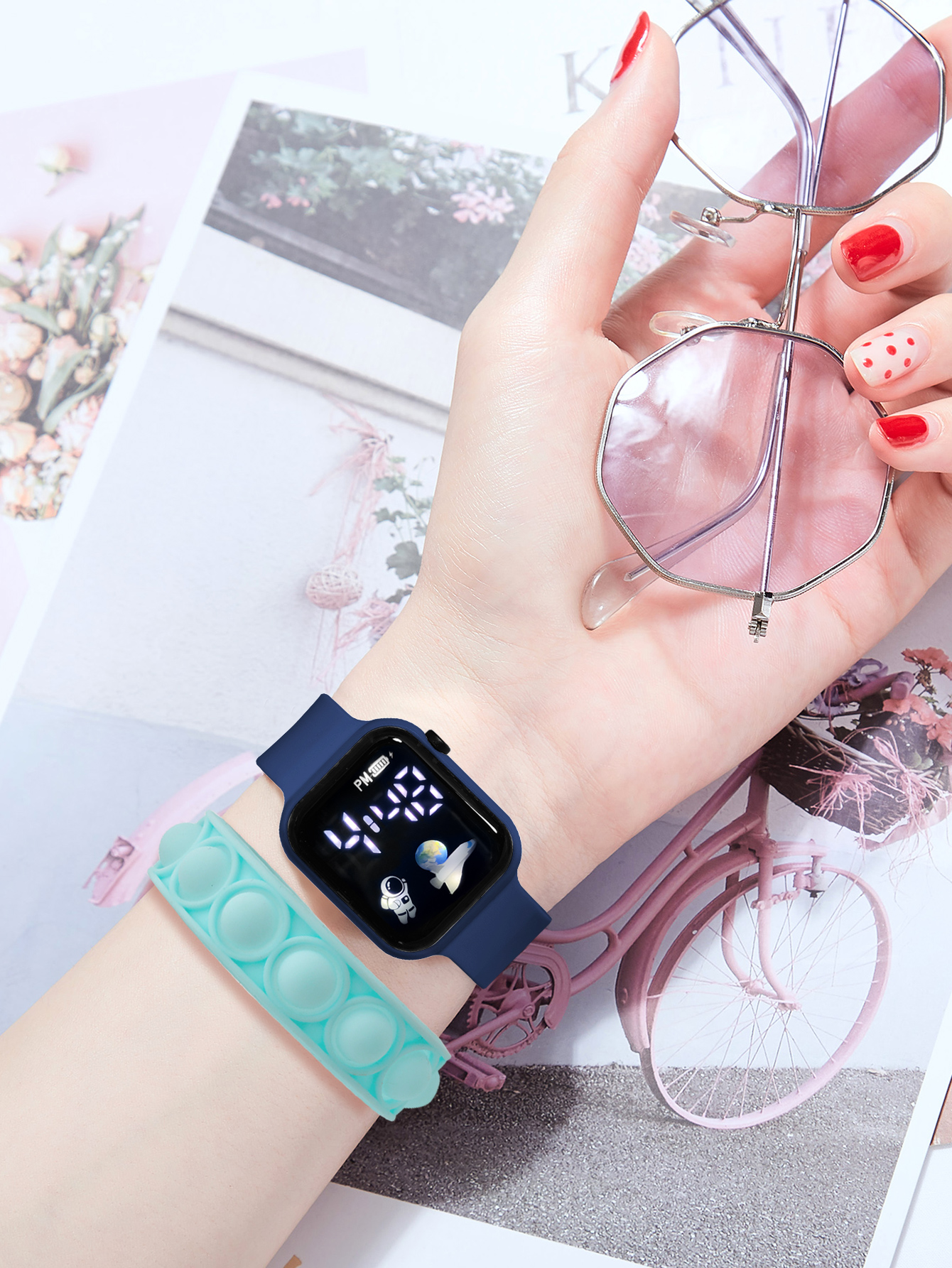 2PCS Children's Smart Watch Br - Smartwatch Watches Gift For Girls recensie en prijs